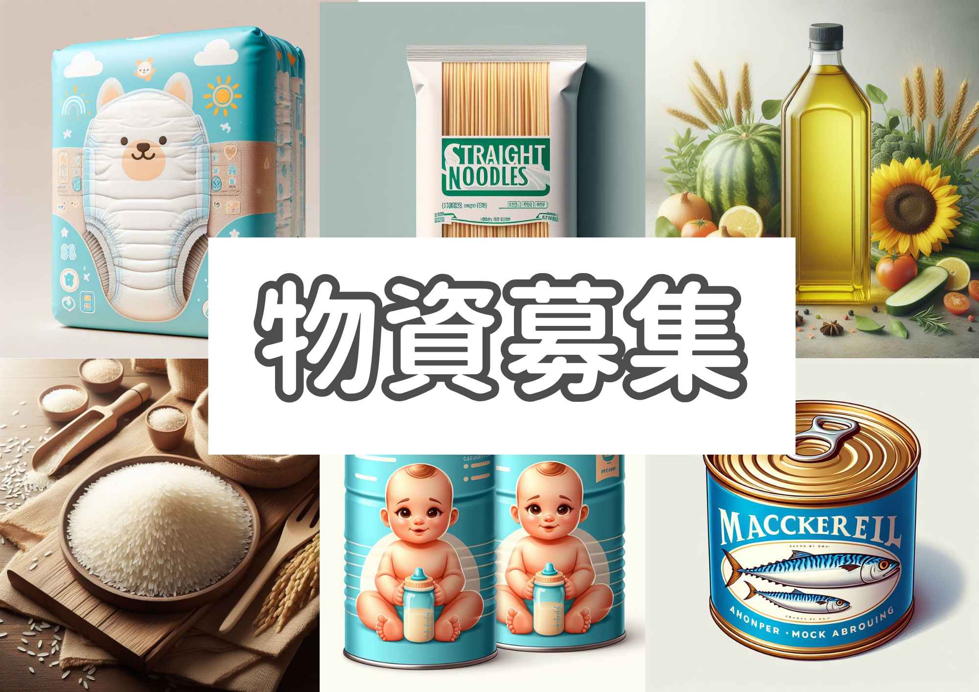 經濟弱勢新住民家庭需求物資募集中(標題圖檔)